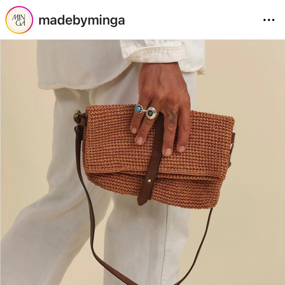 Made by minga woven purse